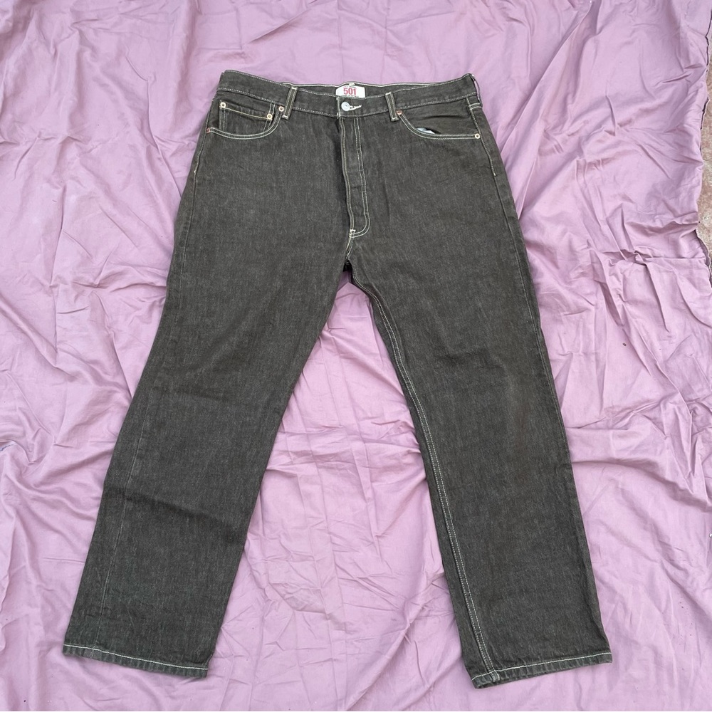 Men’s Brown Levi’s 501 Original Fit Jeans